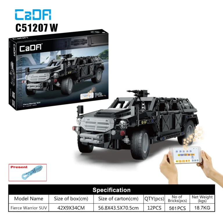 Građevinske Kocke Rc Policijski Suv 561 Dijelova 6+ 1