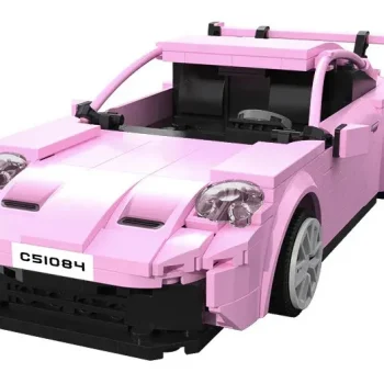 Građevinske Kocke Rc Sportski Auto Ružičasti 280 Dijelova 6+ 3