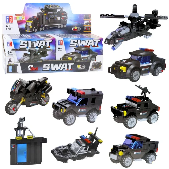 Građevinske Kocke Swat Vozila 92–117 Kom 1