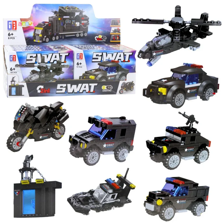 Građevinske Kocke Swat Vozila 92–117 Kom 1