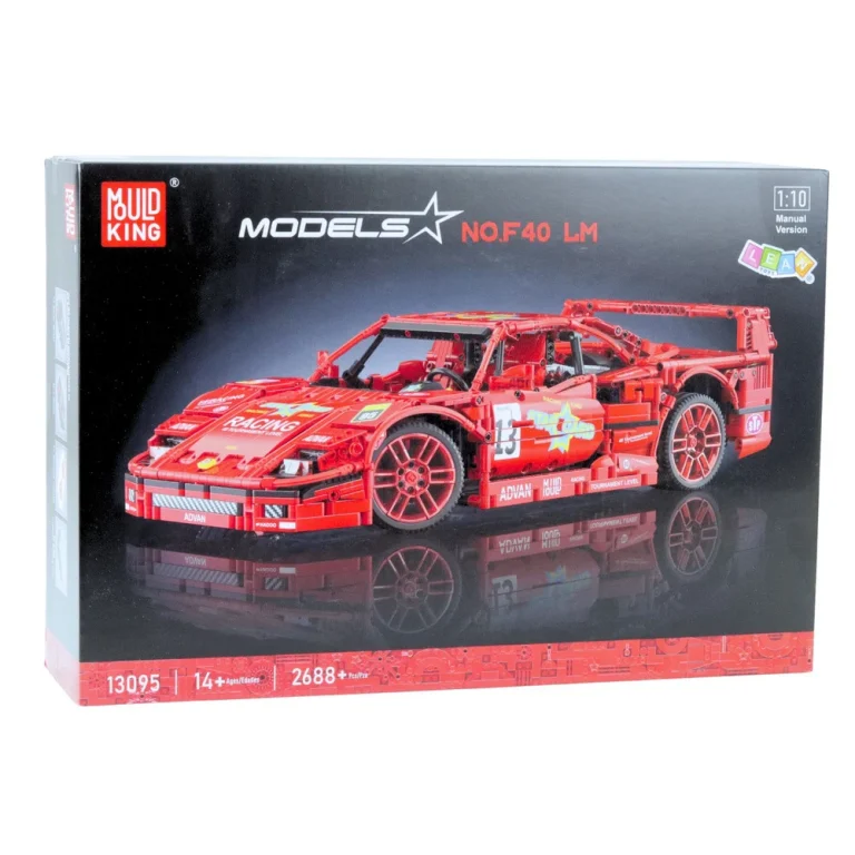 Građevinske Kocke Sportski Automobili Trkaći Crveni 1:10 2688 Kom 3