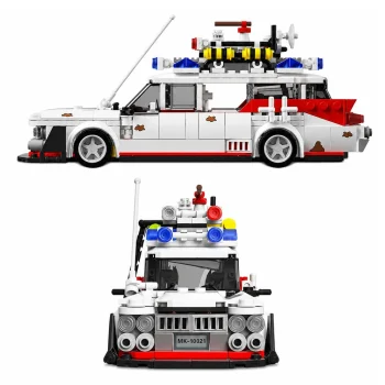 Građevinske Kocke Automobil Ghost Car Bijeli, 631 Kom 4