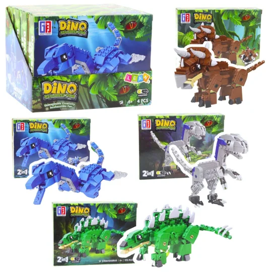 Građevinske Kocke Dinosaur Robot 2u1 148–175 Kom 1