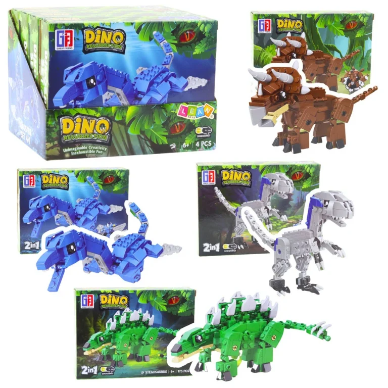 Građevinske Kocke Dinosaur Robot 2u1 148–175 Kom 1