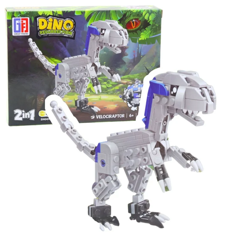 Građevinske Kocke Dinosaur Robot 2u1 148–175 Kom 4