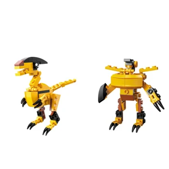 Građevinske Kocke Dinosaur Robot 2u1 57–70 Kom 3