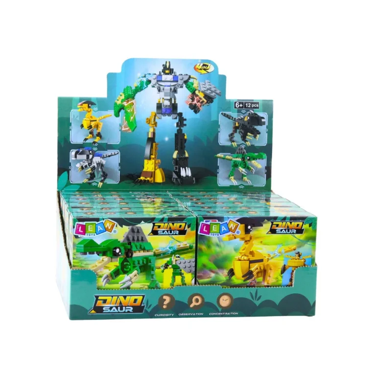 Građevinske Kocke Dinosaur Robot 2u1 57–70 Kom 6