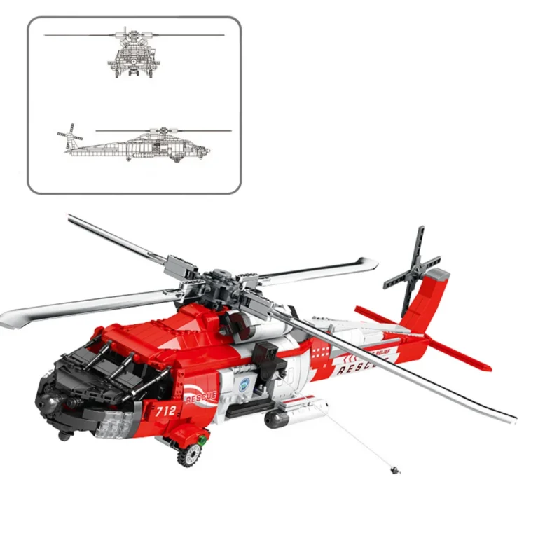 Građevinske Kocke Helikopter Hh 60j Jayhawk 1137 El 2