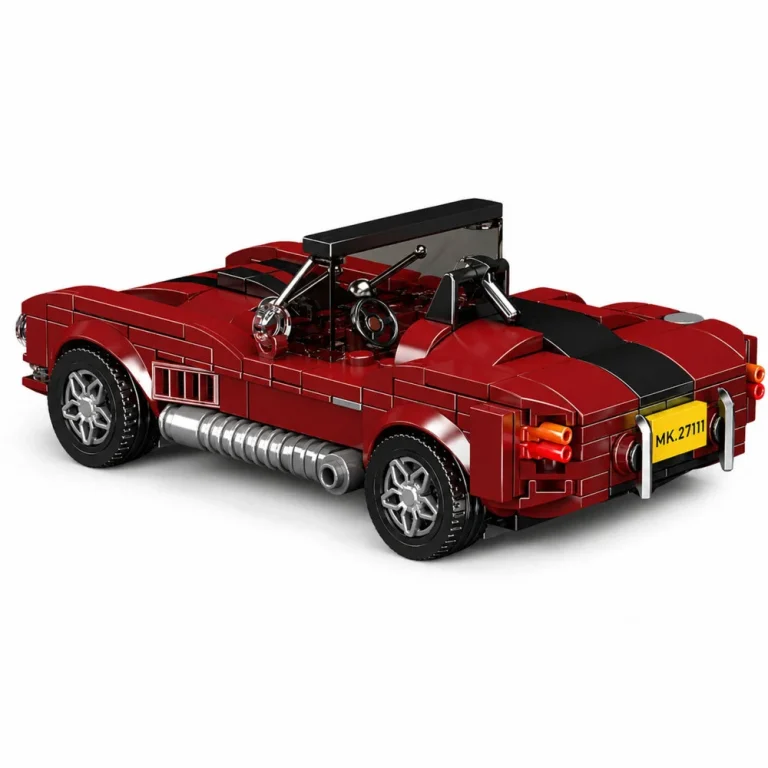 Građevinske Kocke Klasični Auto S.cobra Crveni S Vitrinom 391 Kom 4