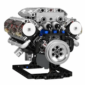 Građevinske Kocke Mehanički V8 Motor, Pokretni Klipovi, 552 Kom 4