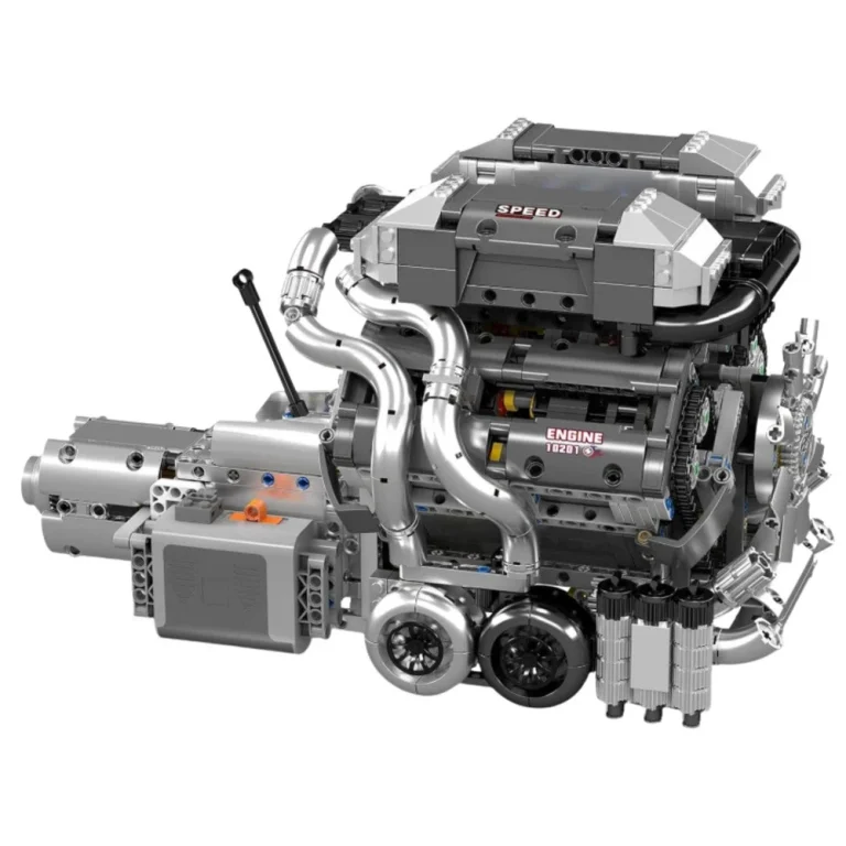 Građevinske Kocke Motor V8 S Mjenjačem 2024 Dijela 3