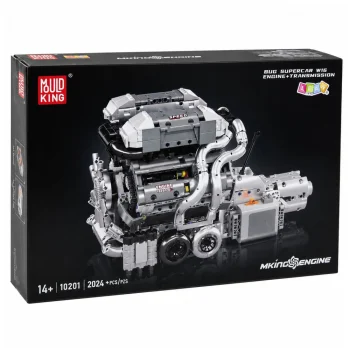 Građevinske Kocke Motor V8 S Mjenjačem 2024 Dijela 6