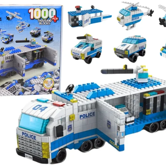 Građevinske Kocke Policijski Kamion 6 U 1 1000 Kom 1