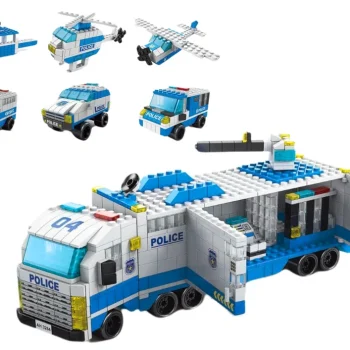 Građevinske Kocke Policijski Kamion 6 U 1 1000 Kom 2