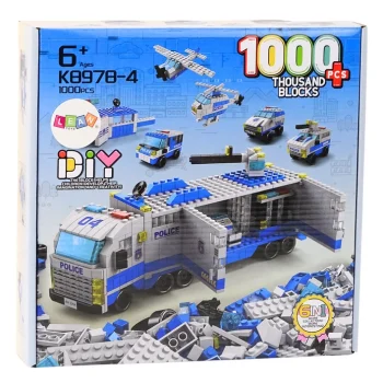 Građevinske Kocke Policijski Kamion 6 U 1 1000 Kom 3