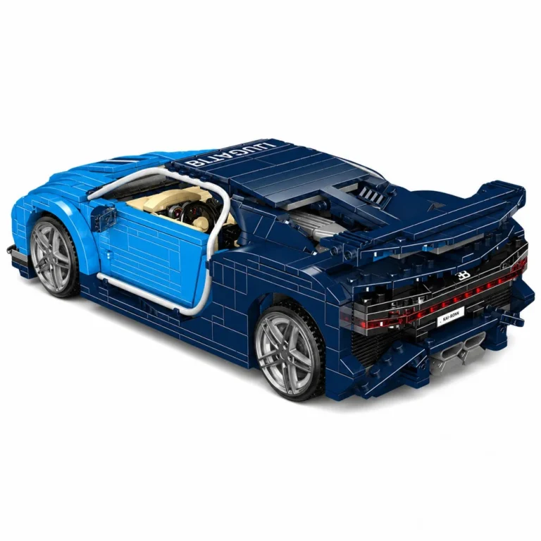 Građevinske Kocke Sportski Automobil, Plavi, 1212 Kom 4
