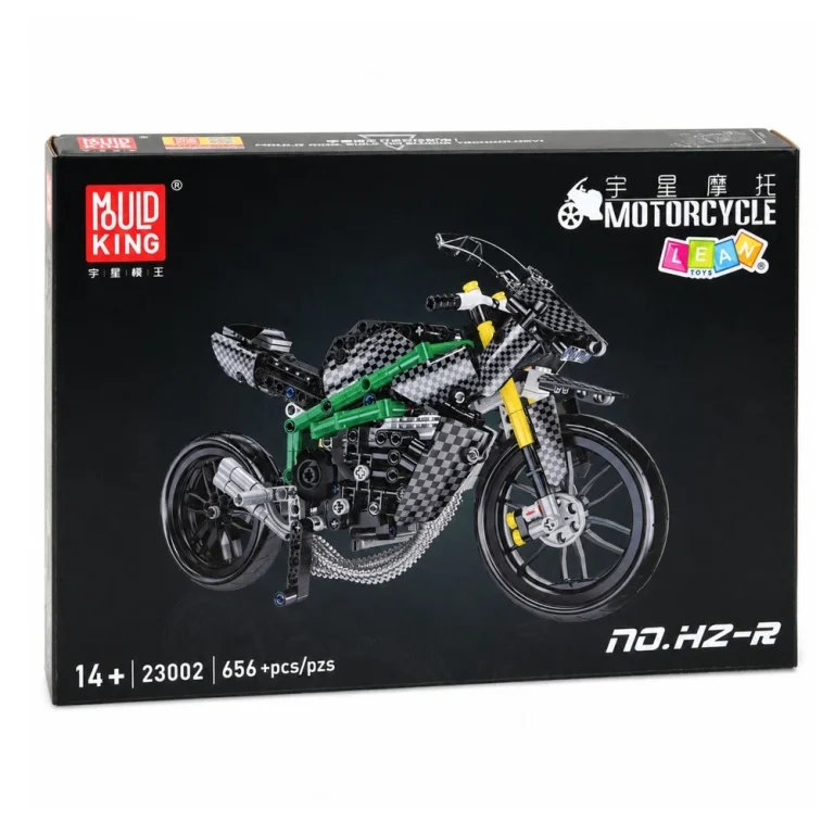 Građevinske Kocke Sportski Motocikl Crni, 656 Kom 6