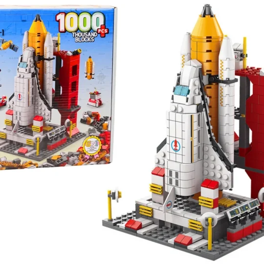 Građevinske Kocke Svemirska Raketa 6 U 1 1000 Kom · 18318 1