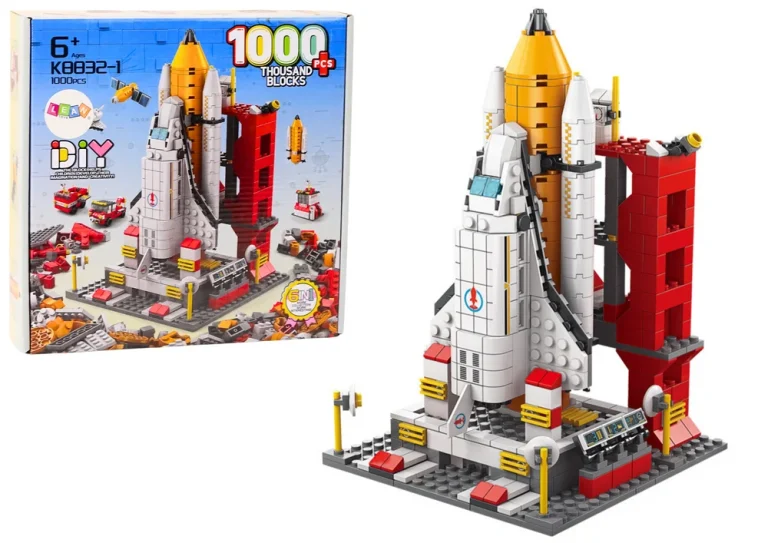 Građevinske Kocke Svemirska Raketa 6 U 1 1000 Kom · 18318 1