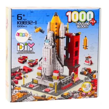 Građevinske Kocke Svemirska Raketa 6 U 1 1000 Kom · 18318 3