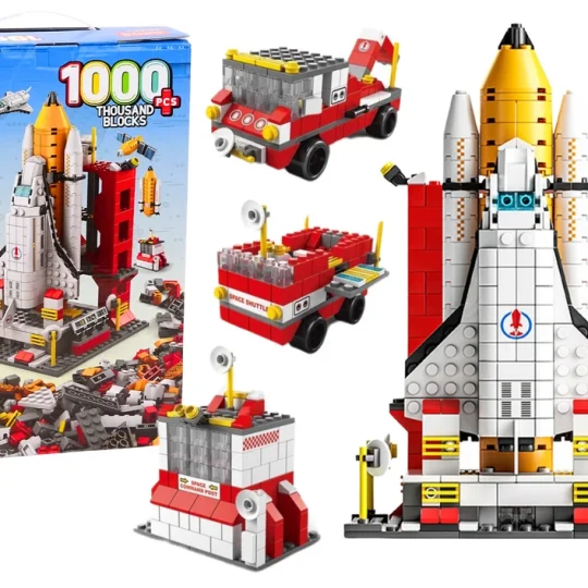 Građevinske Kocke Svemirska Raketa 6 U 1 1000 Kom 1
