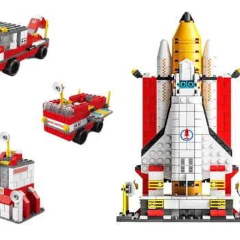 Građevinske Kocke Svemirska Raketa 6 U 1 1000 Kom 2