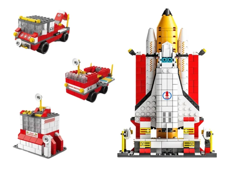 Građevinske Kocke Svemirska Raketa 6 U 1 1000 Kom 2
