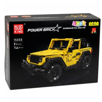 Građevinske Kocke Terensko Vozilo Wrangler, žuti, 746 Kom 6