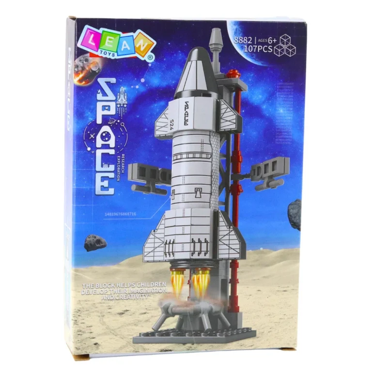 Građevinske Kocke Toranj Za Lansiranje Rakete 107 Kom 5