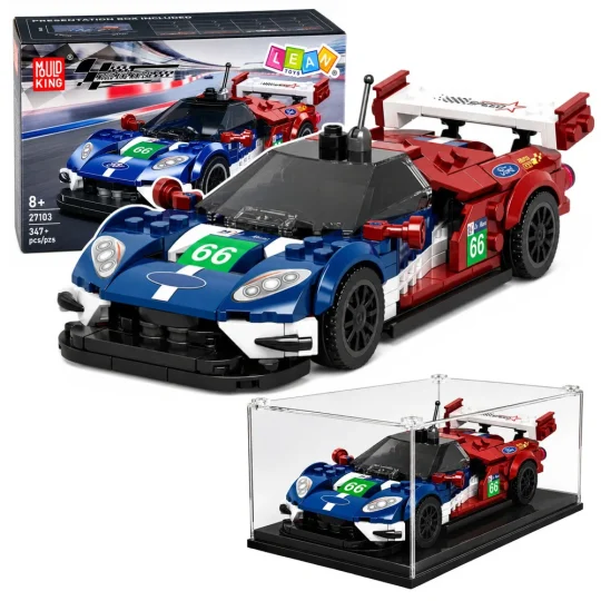 Građevinske Kocke Trkaći Auto Gt2016 S Vitrinom 347 Dijelova 1