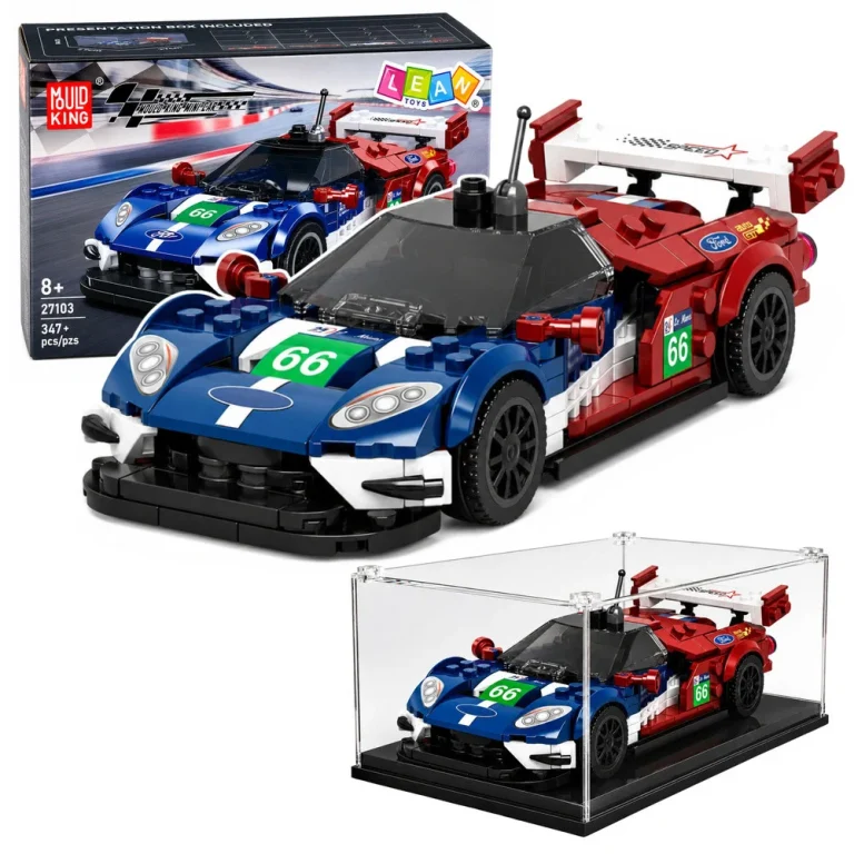 Građevinske Kocke Trkaći Auto Gt2016 S Vitrinom 347 Dijelova 1