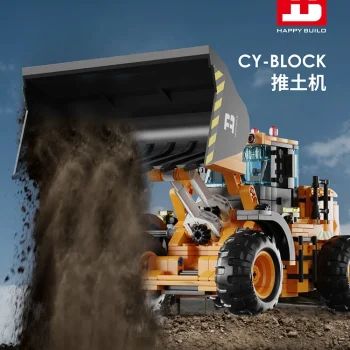 Građevinske Kockice Rc Buldožer 653 Dijela 6
