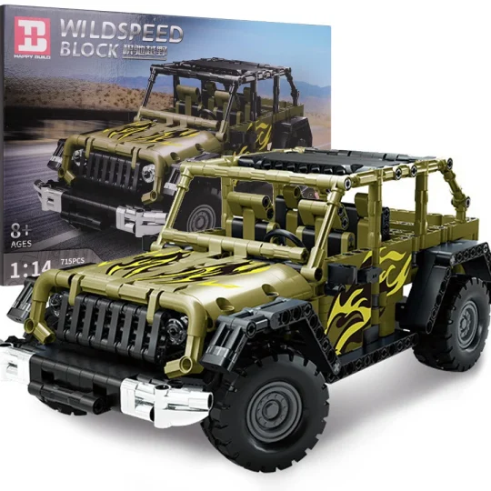 Građevinske Kockice Wildspeed Rc Terenski Auto 715 Dijelova 1