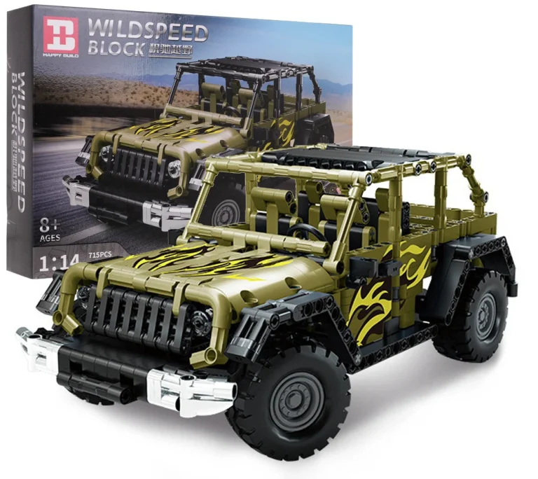 Građevinske Kockice Wildspeed Rc Terenski Auto 715 Dijelova 1
