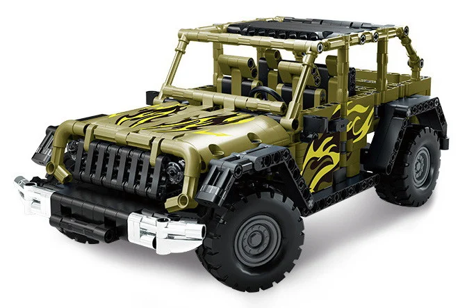 Građevinske Kockice Wildspeed Rc Terenski Auto 715 Dijelova 2