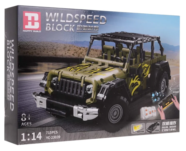 Građevinske Kockice Wildspeed Rc Terenski Auto 715 Dijelova 4