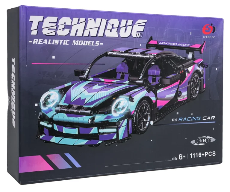 Građevinske Kockice Sportski Auto 1:14, 1116 Dijelova 5