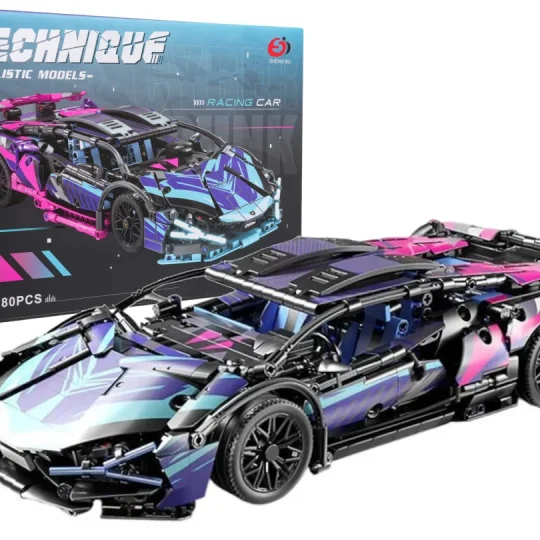 Građevinske Kockice Sportski Auto 1:14, 1280 Dijelova 1