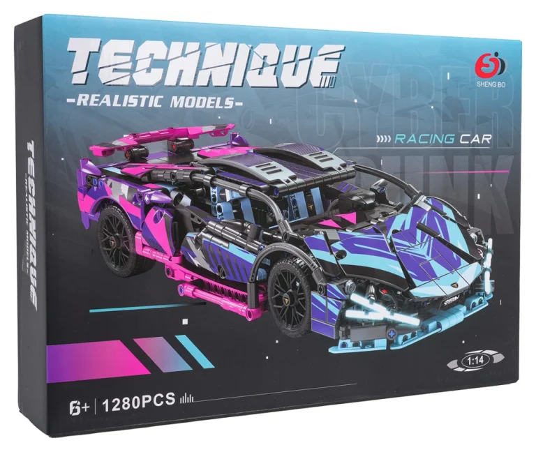 Građevinske Kockice Sportski Auto 1:14, 1280 Dijelova 10