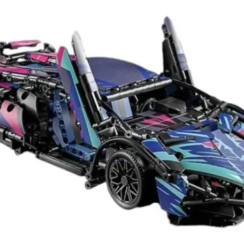 Građevinske Kockice Sportski Auto 1:14, 1280 Dijelova 4