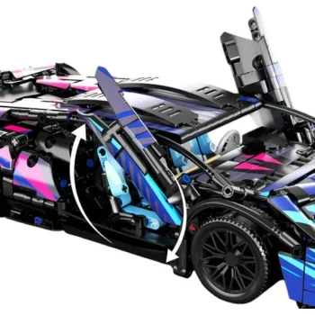 Građevinske Kockice Sportski Auto 1:14, 1280 Dijelova 5