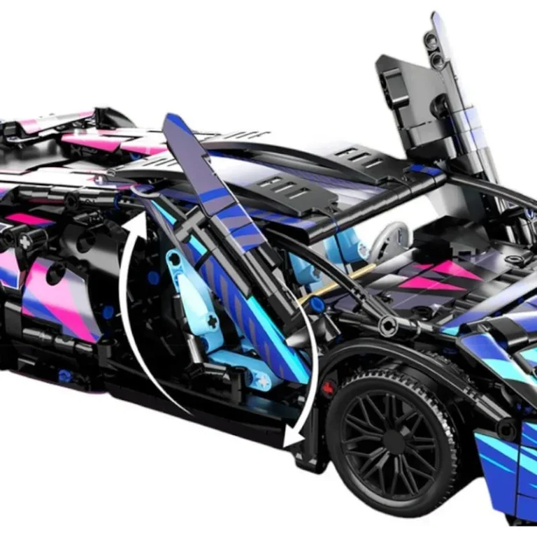 Građevinske Kockice Sportski Auto 1:14, 1280 Dijelova 5