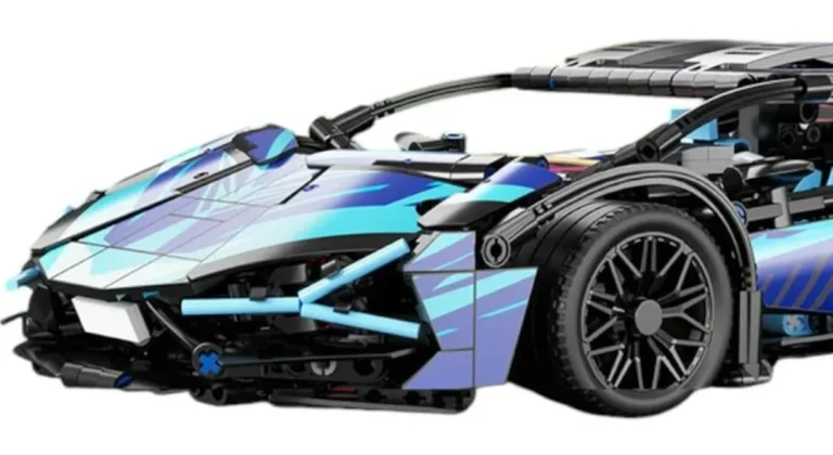 Građevinske Kockice Sportski Auto 1:14, 1280 Dijelova 7