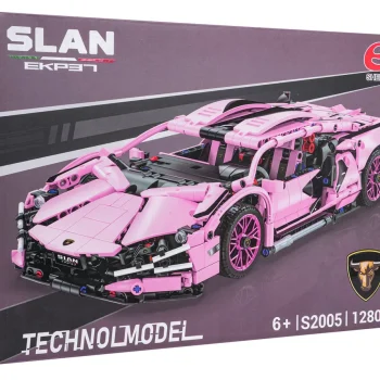 Građevinske Kockice Sportski Auto Ružičasti, 1280 Dijelova 9