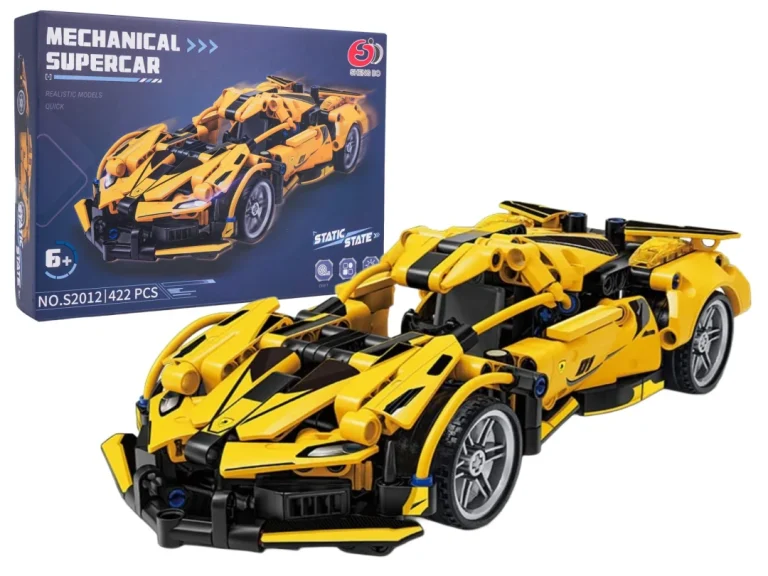 Građevinske Kockice Sportski Auto žuti, 422 Dijela 1