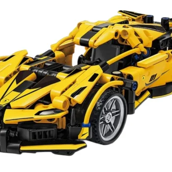 Građevinske Kockice Sportski Auto žuti, 422 Dijela 2