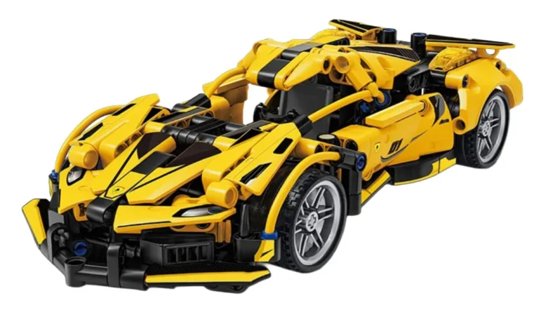 Građevinske Kockice Sportski Auto žuti, 422 Dijela 2