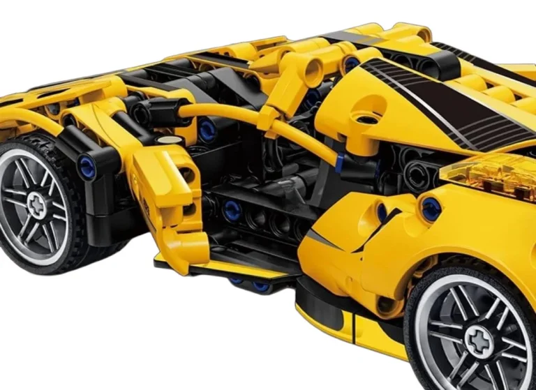 Građevinske Kockice Sportski Auto žuti, 422 Dijela 3