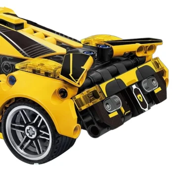 Građevinske Kockice Sportski Auto žuti, 422 Dijela 4