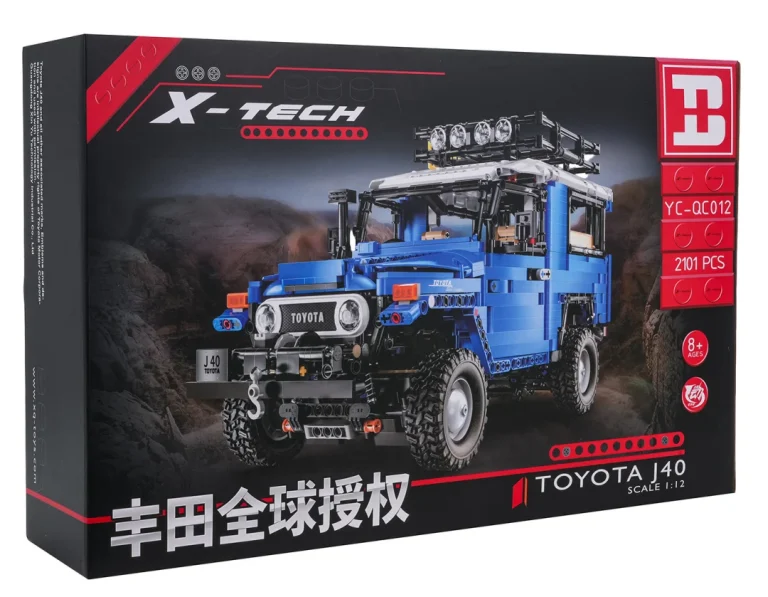 Građevinske Kockice Terenski Auto 2101 Dijelova, Plavi 12